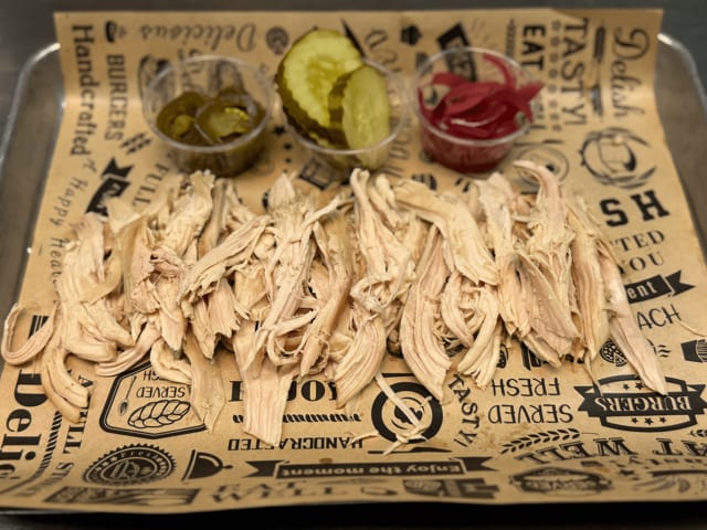 Pulled Chicken Platter.