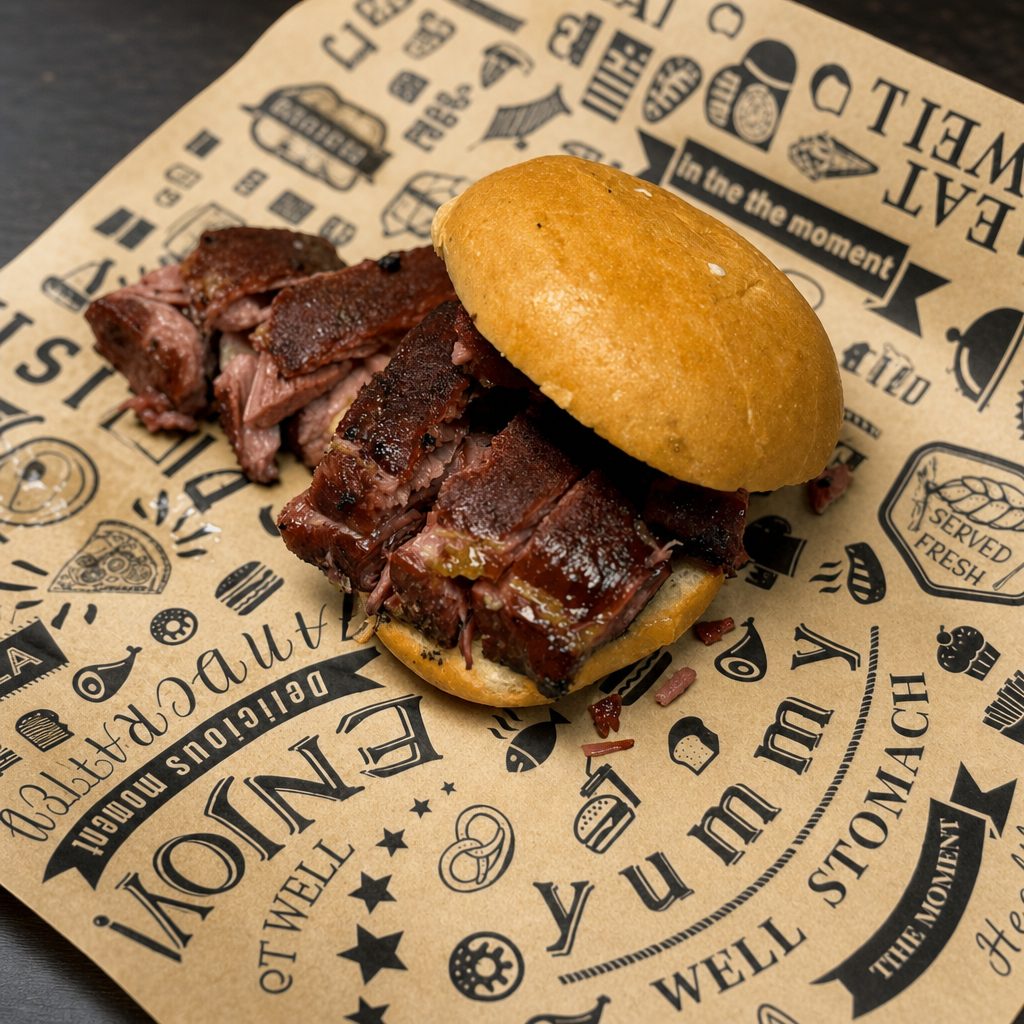Rib Tips Sandwich.