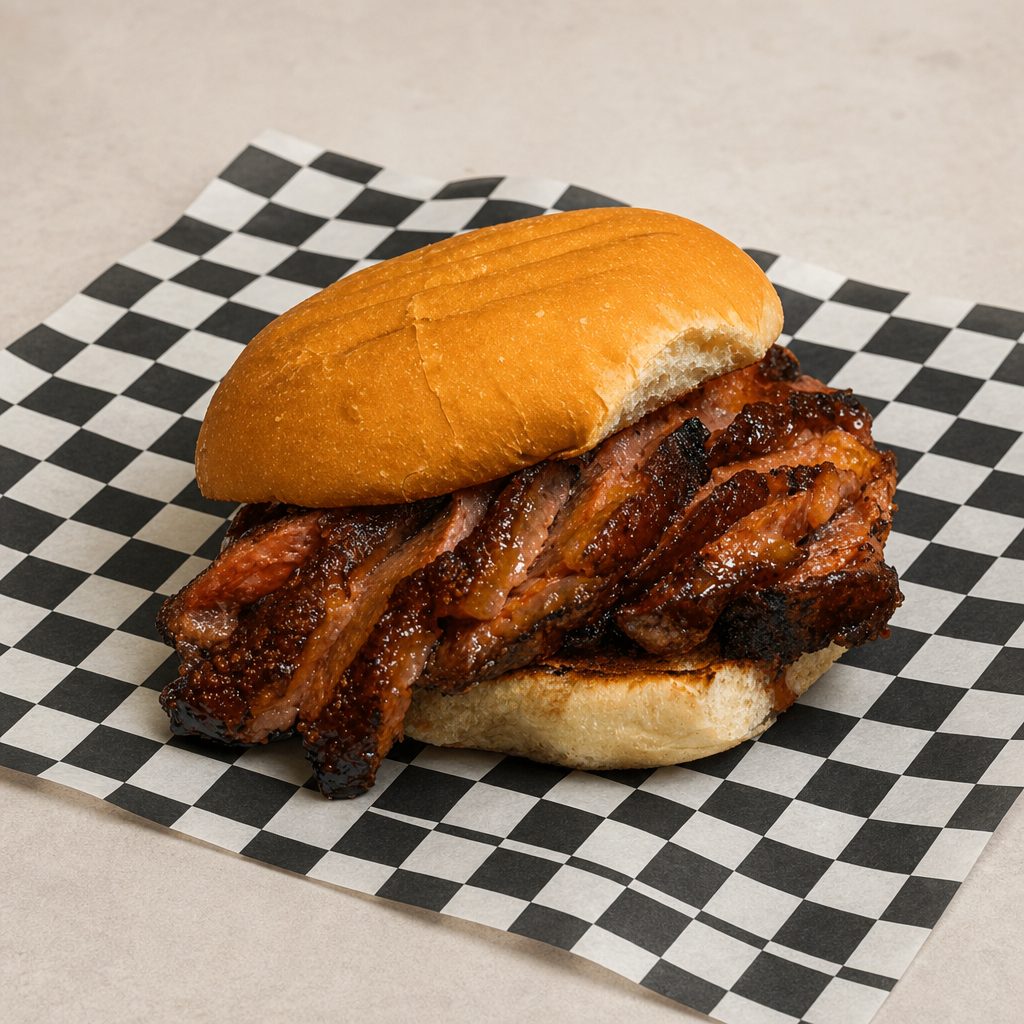 Beef Brisket Sandwich.
