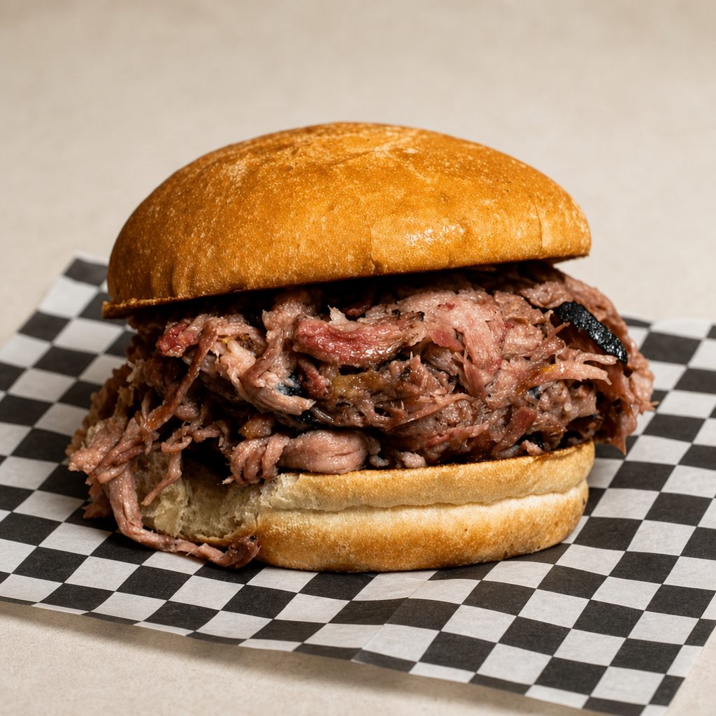 Pulled Pork Sandwich.