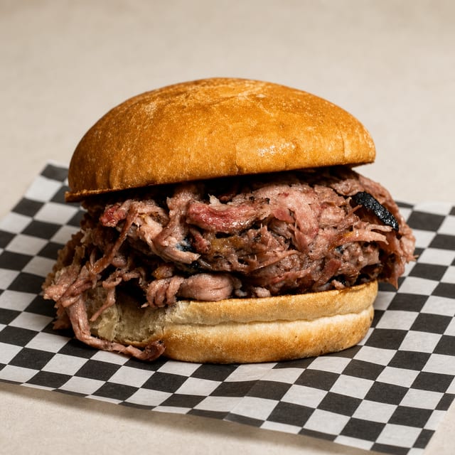 Pulled Pork Sandwich.