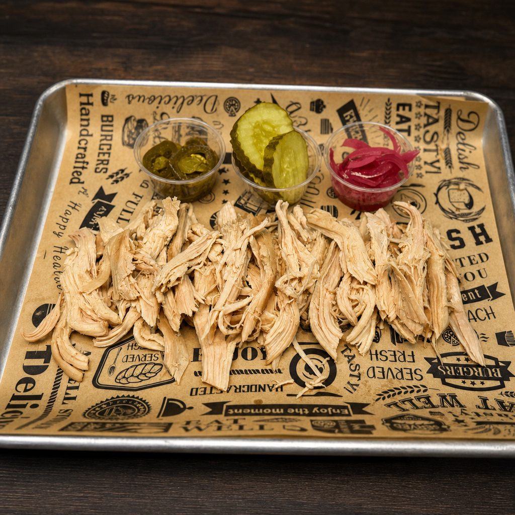 Pulled Chicken Platter.