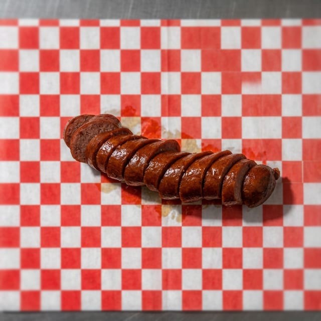 Smoked Hot Links Platter.