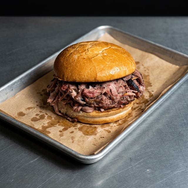Pulled Pork Sandwich.